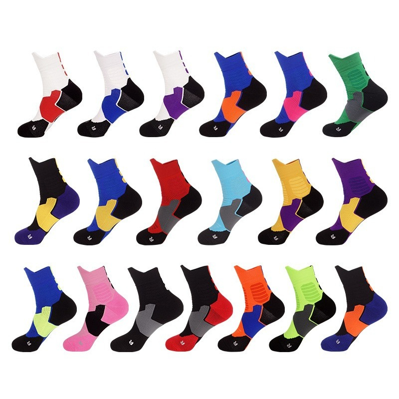 Badminton Youtube - Elite Terry Lined Basketball Running Socks