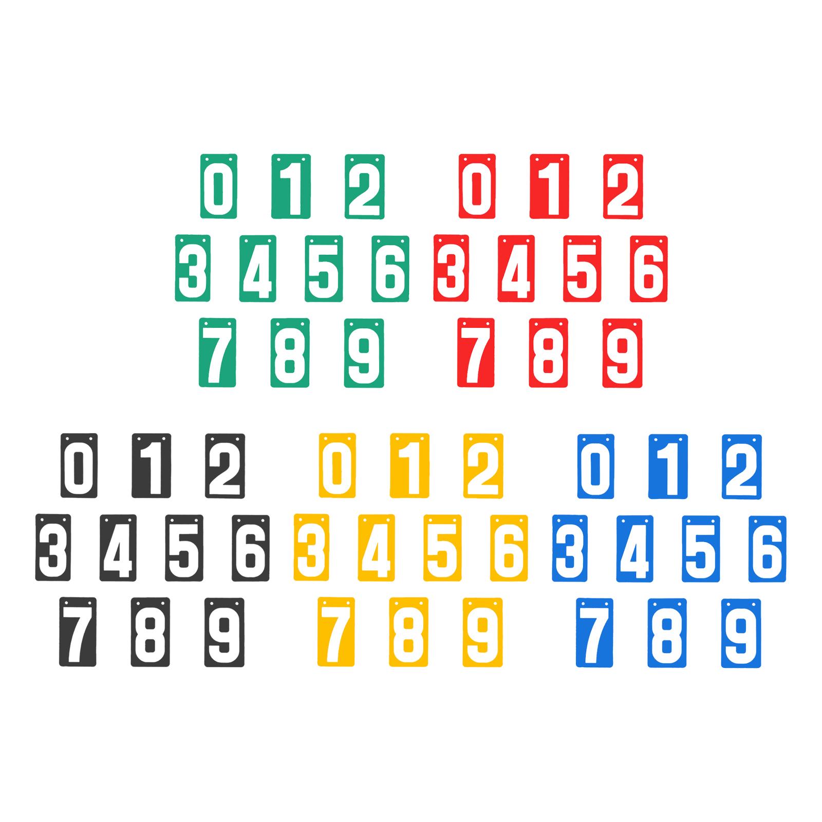 Score Keeper Numbers 0-9 Scori - Badminton Video 评论和价格