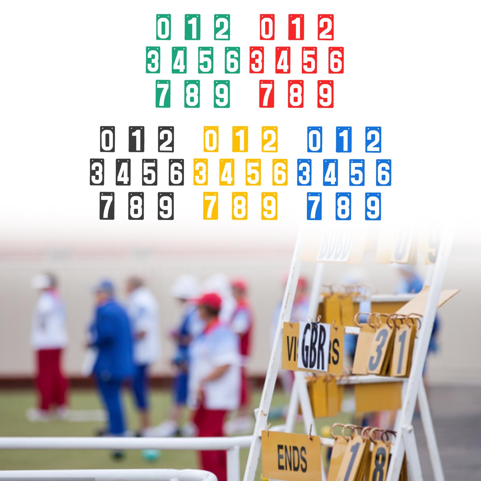 Score Keeper Numbers 0-9 Scori - Badminton Video 评论和价格