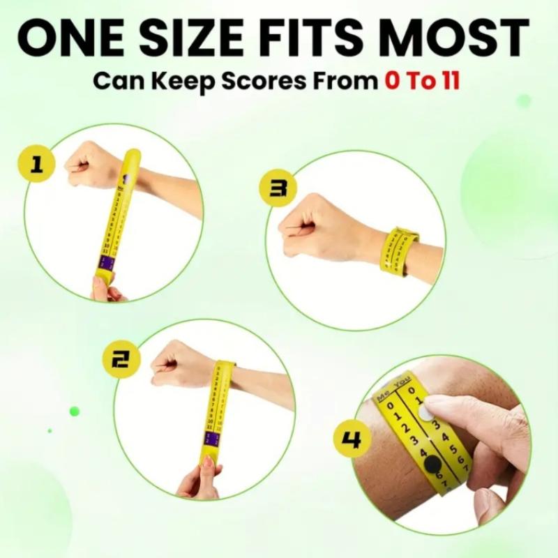 Pickleball Scorekeeper Wristba - Badminton Score 评论和价格