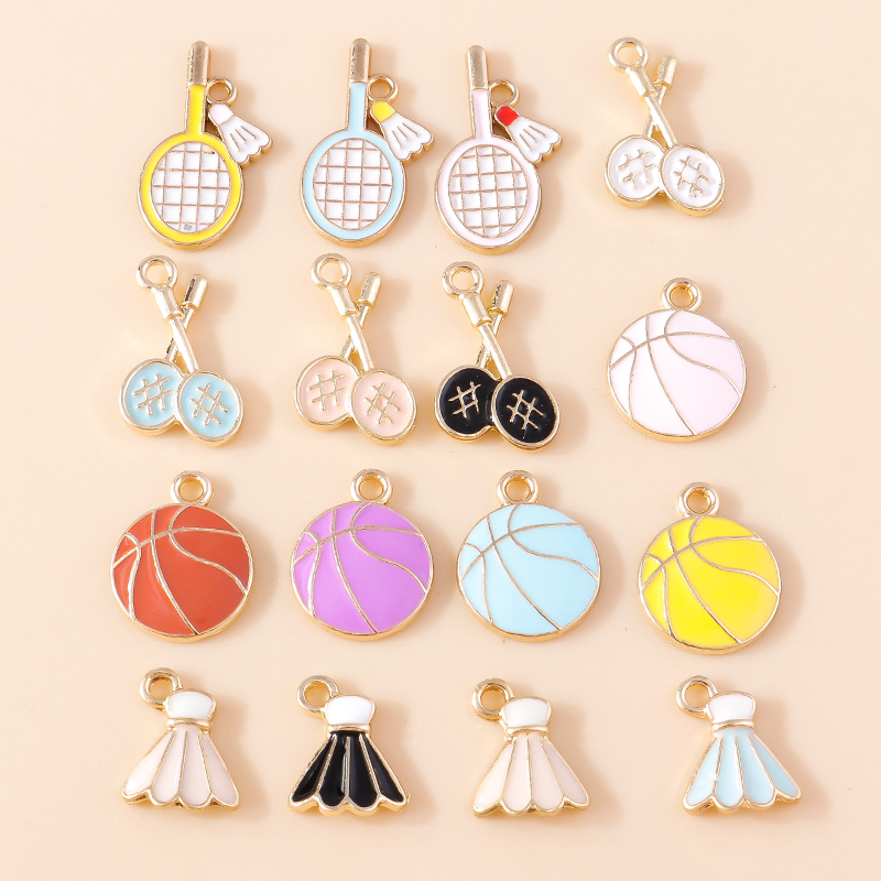 10pcs Lovely Enamel Sports Ten - Badminton Video 评论和价格