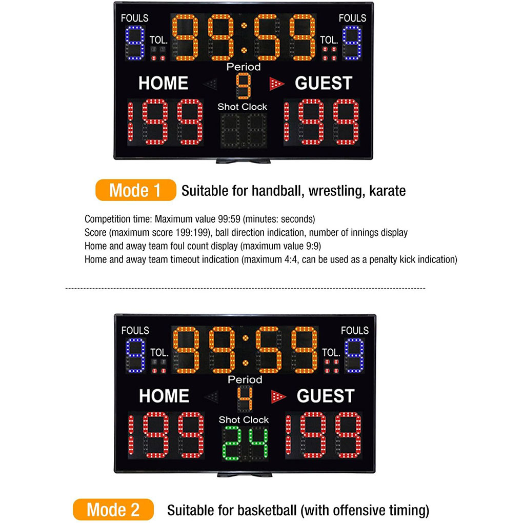 Digital Scoreboard Wall Hangin - Badminton Score 评论和价格