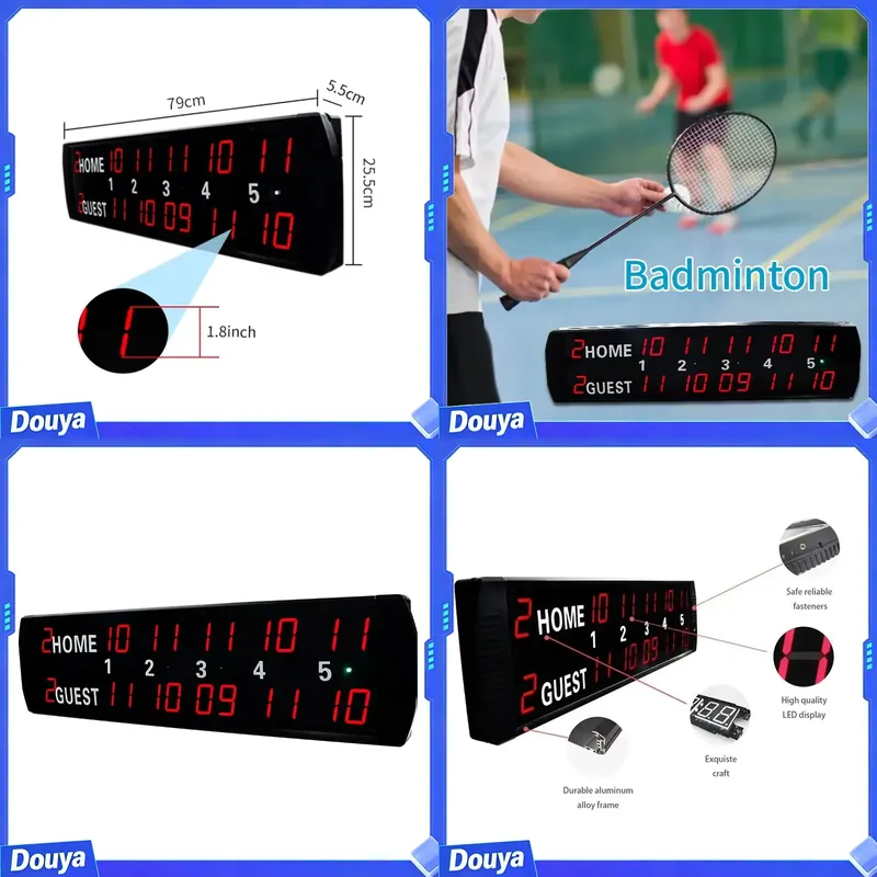 YIZHI 5 Innings Score Record D - Badminton Score 评论和价格