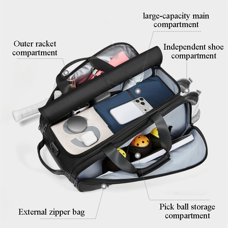 Tennis Bag, Large Capacity, Li - Badminton Video 评论和价格