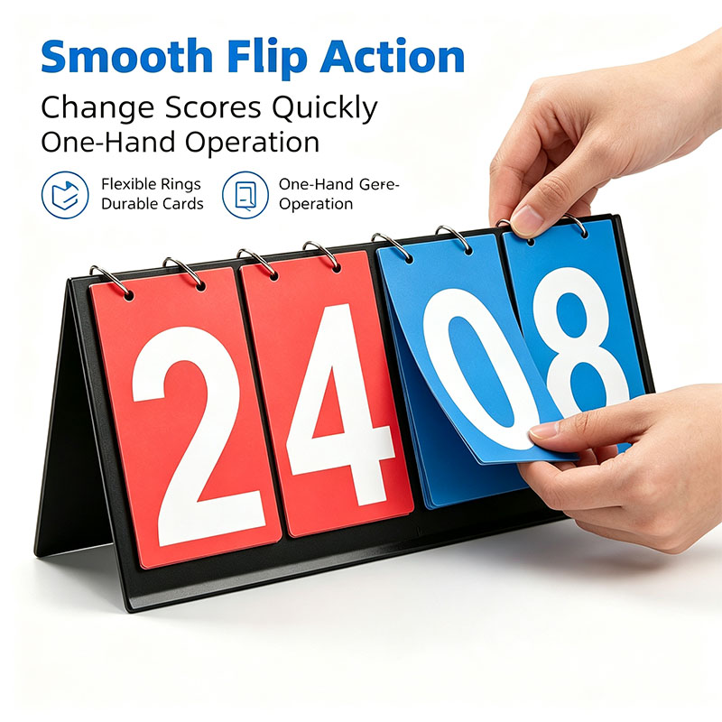 4‑Digit Flip Scoreboard Portab - Badminton Score 评论和价格
