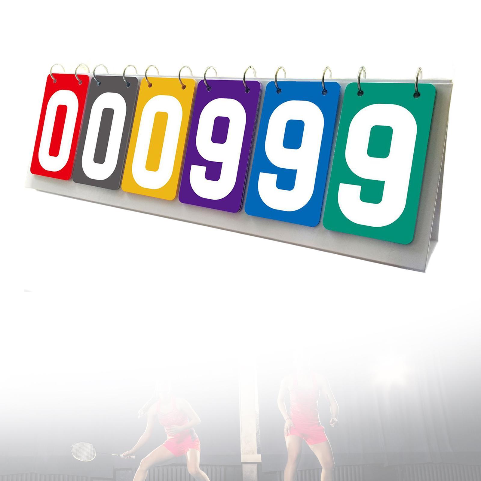 Scoreboard Score Flip Cards Sc - Badminton Score 评论和价格